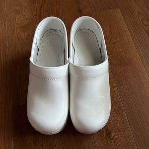 Dansko White Leather